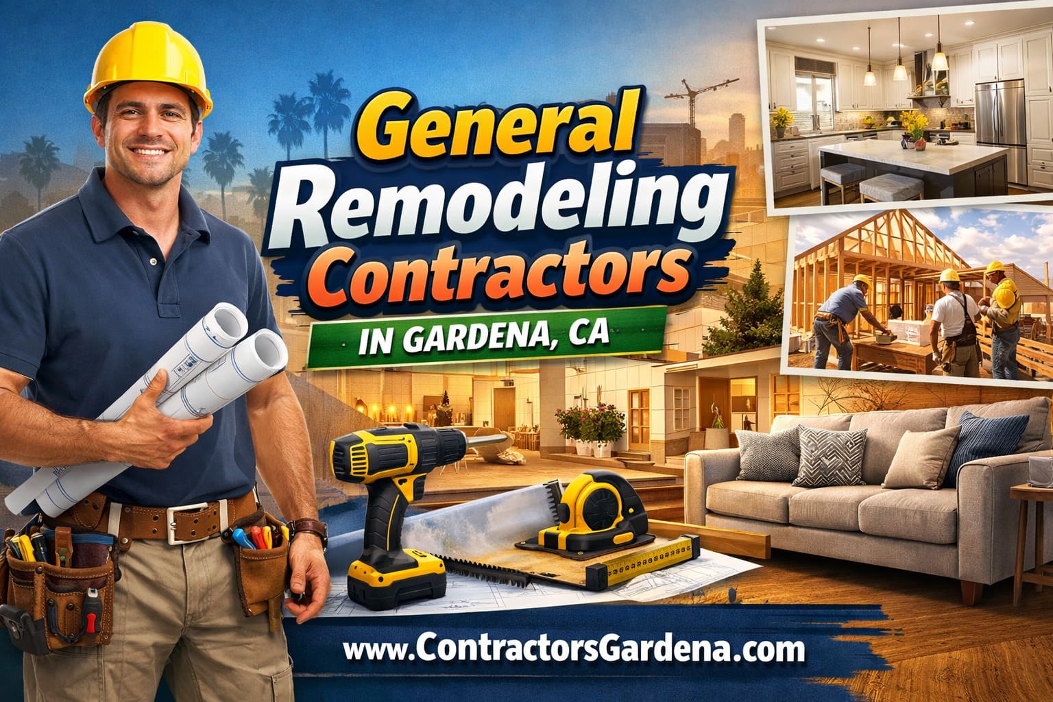 General Remodeling Project in Gardena CA - Before and After Transformation