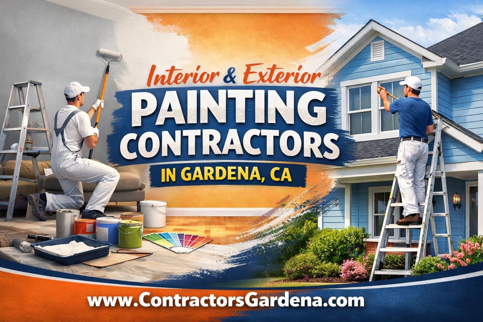 Painting Project in Gardena CA - Interior Painting Transformation