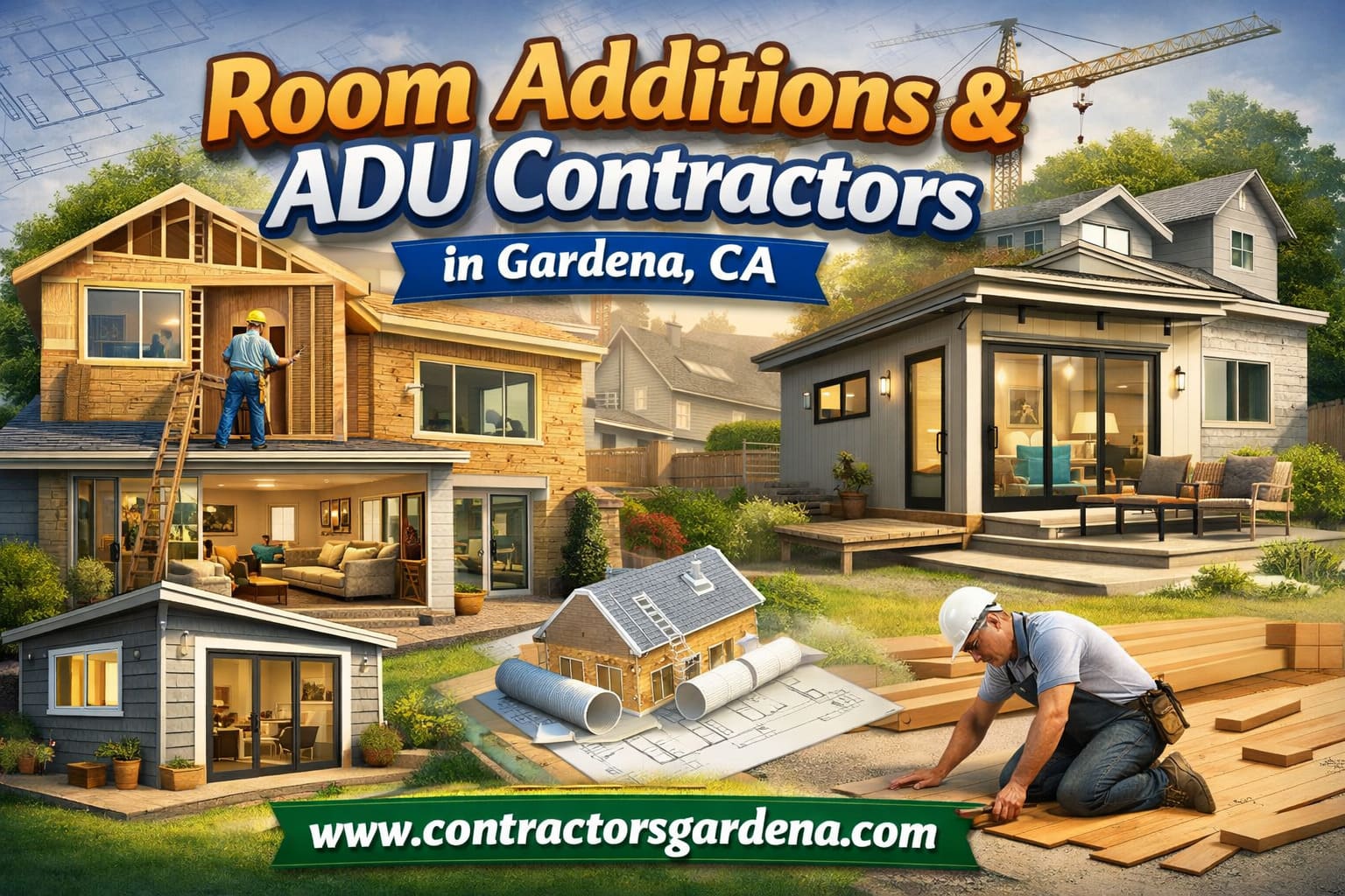 Room Addition Project in Gardena CA - Home Expansion Before and After