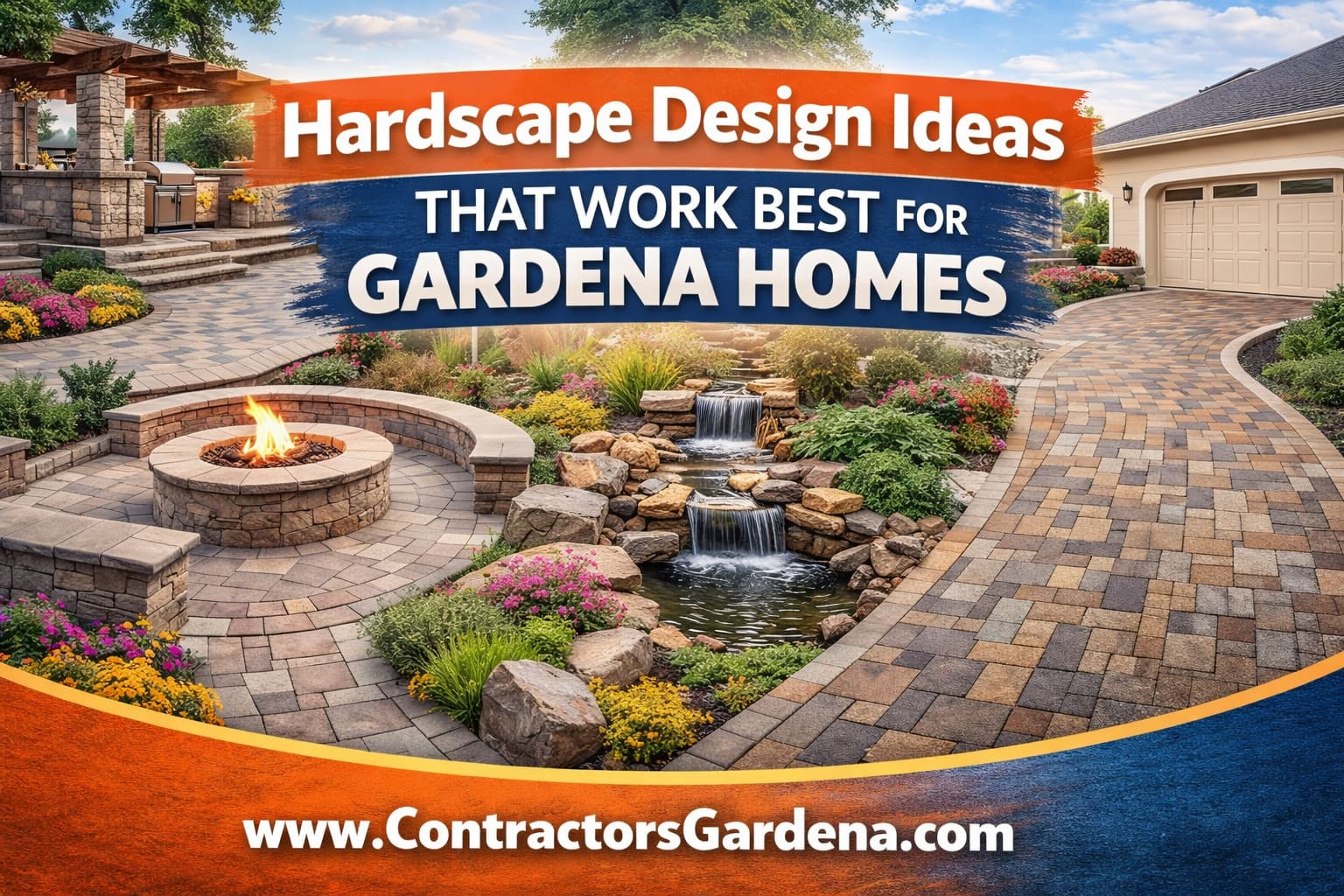 Hardscape design ideas and installation for Gardena California properties